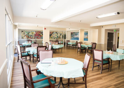 The dining room at Cedars